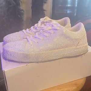 Glittered sneakers